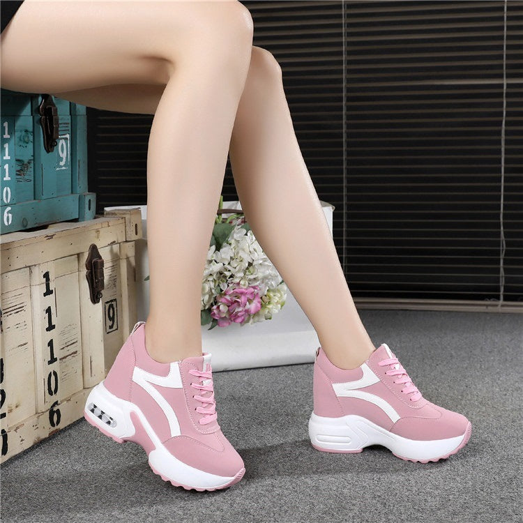 height-increasing wedge platform sports shoes