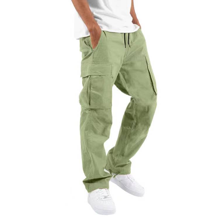 Trade Drawstring Multi-Pocket Casual Trousers