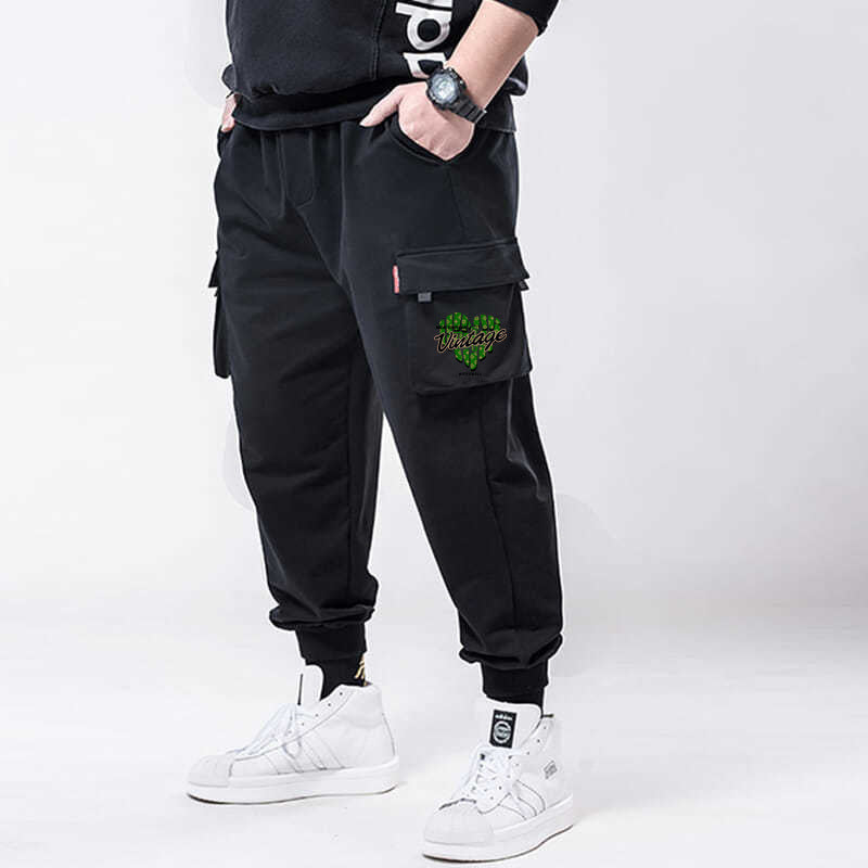 Plus Size Polyester Casual Work Pants