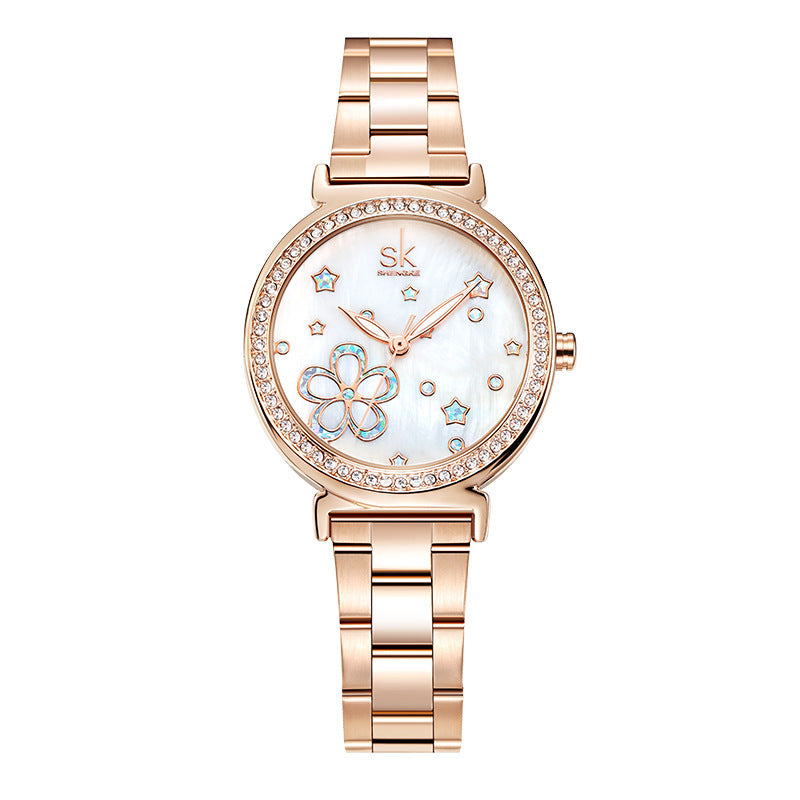 Diamond Quartz Watch