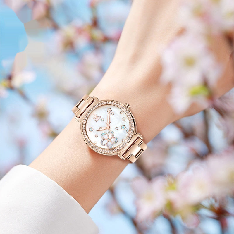Diamond Quartz Watch